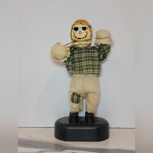 Épouvantail animé Halloween vintage Hip Swinging 9" - Testé pour fonctionnel